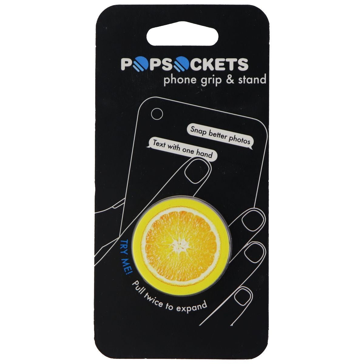 PopSockets: Collapsible Grip & Stand for Phones and Tablets - Orange Orange Cell Phone - Mounts & Holders PopSockets - Simple Cell Bulk Wholesale Pricing - USA Seller