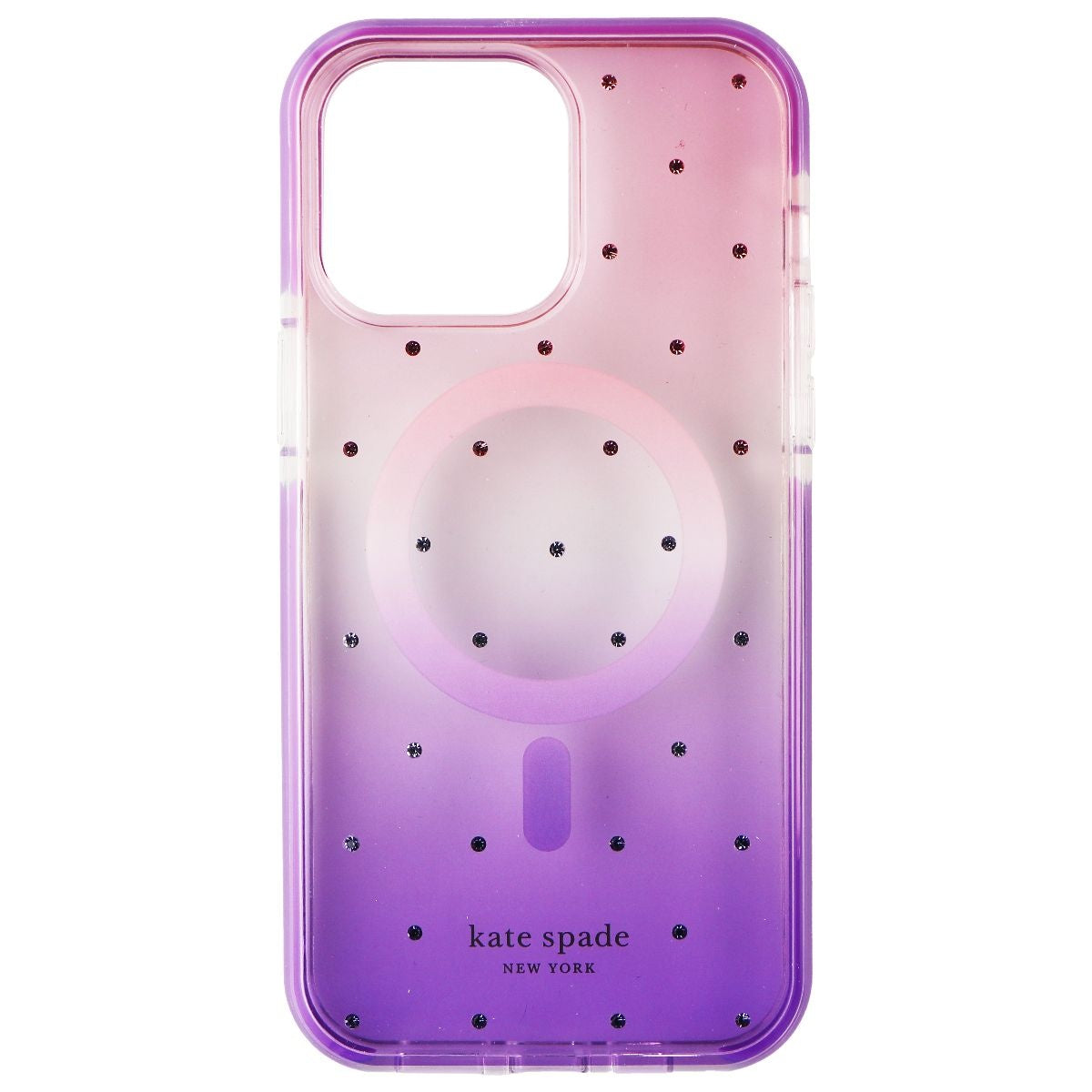 Kate Spade Defensive Case For Magsafe for iPhone 14 Pro Max - Ombre Pin Dot Cell Phone - Cases, Covers & Skins Kate Spade New York - Simple Cell Bulk Wholesale Pricing - USA Seller