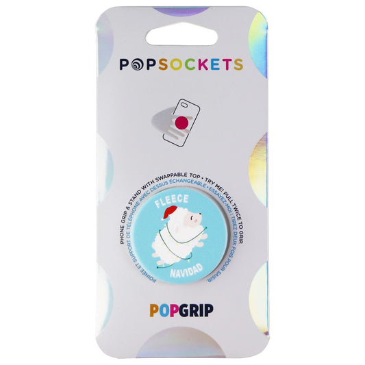 PopSockets: PopGrip Expanding Stand and Grip with Swappable Top - Fleece Navidad Cell Phone - Mounts & Holders PopSockets - Simple Cell Bulk Wholesale Pricing - USA Seller