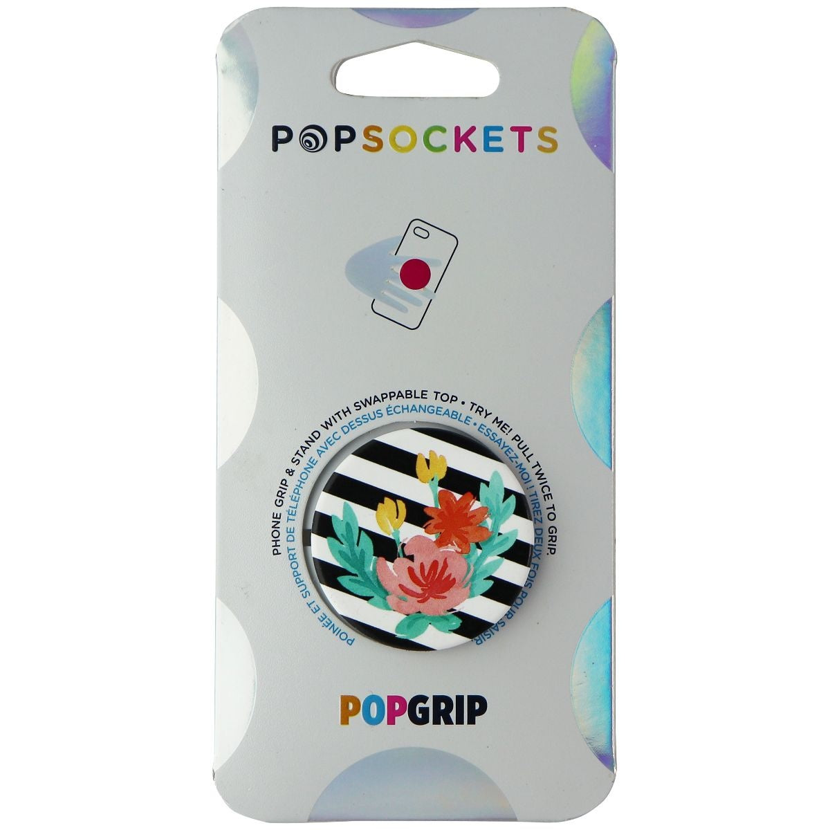 PopSocket PopGrip Swappable Phone Grip and Stand - Blooming Belle Cell Phone - Mounts & Holders PopSockets - Simple Cell Bulk Wholesale Pricing - USA Seller