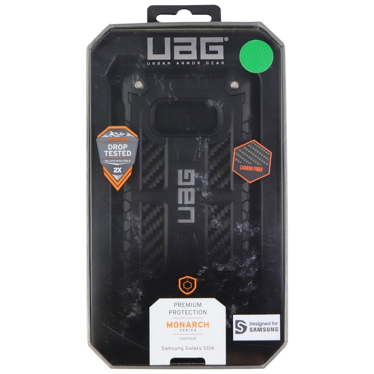 Urban Armor Gear Monarch Series Carbon Fiber Case for Galaxy S10e - Black Cell Phone - Cases, Covers & Skins Urban Armor Gear - Simple Cell Bulk Wholesale Pricing - USA Seller