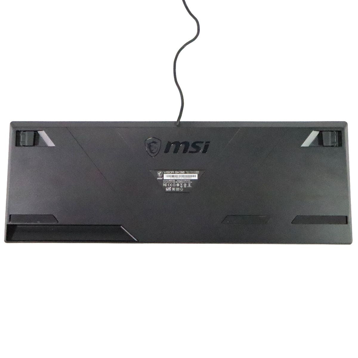 MSI Vigor GK30 RGB Gaming Keyboard with 6-Zone RGB Lighting - Black Gaming/Console - Keyboards & Keypads MSI - Simple Cell Bulk Wholesale Pricing - USA Seller