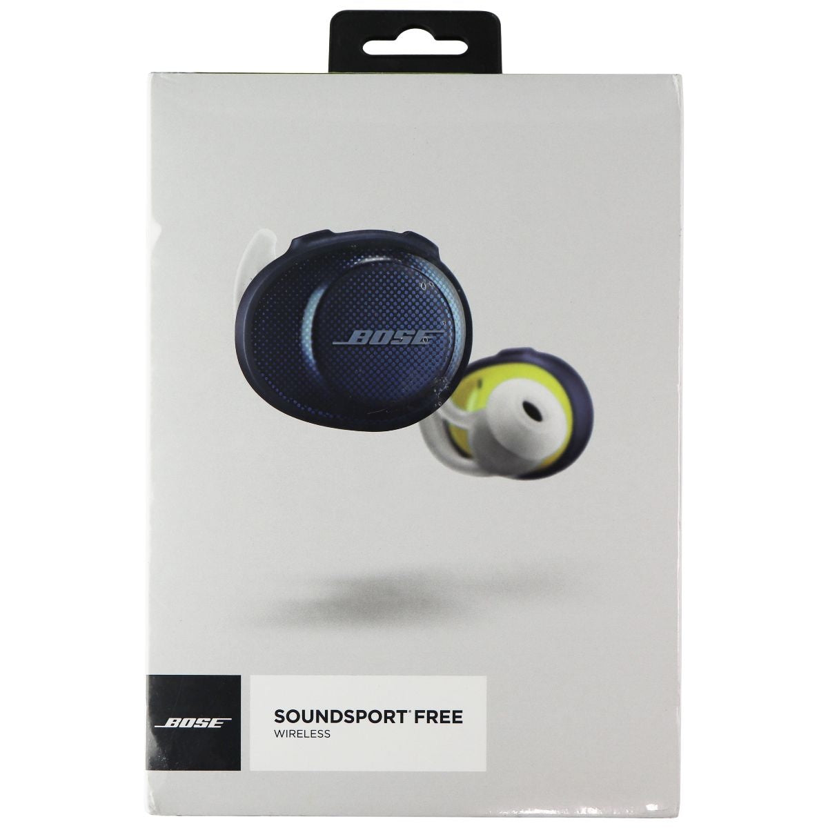 Bose SoundSport Free Wireless Sport Headphones - Navy Blue / Citron Cell Phone - Headsets Bose - Simple Cell Bulk Wholesale Pricing - USA Seller