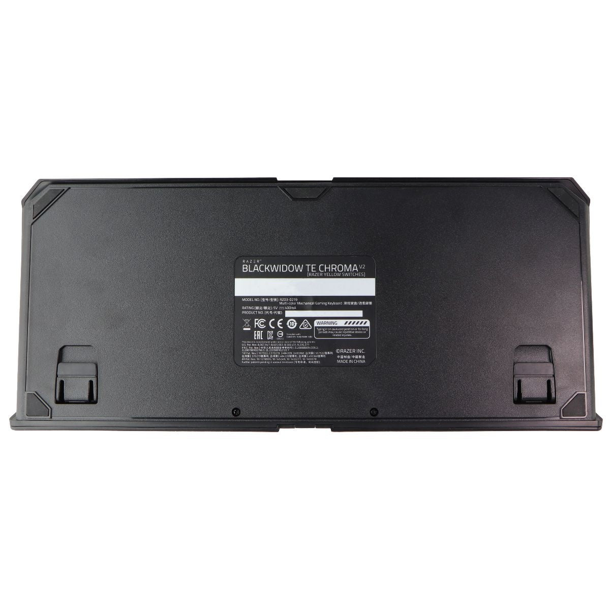 Razer BlackWidow TE Chroma v2 Mechanical Gaming Keyboard Yellow Switches - Black Gaming/Console - Keyboards & Keypads Razer - Simple Cell Bulk Wholesale Pricing - USA Seller