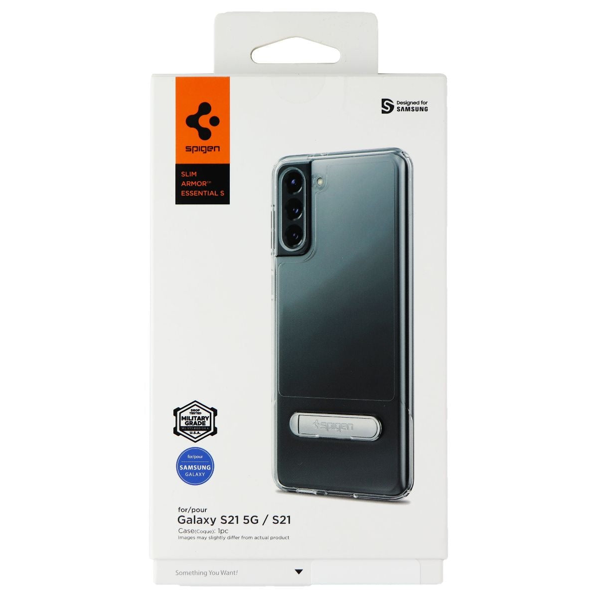 Spigen Slim Armor Essential S Designed for Galaxy S21 Case (2021) Crystal Clear Cell Phone - Cases, Covers & Skins Spigen - Simple Cell Bulk Wholesale Pricing - USA Seller