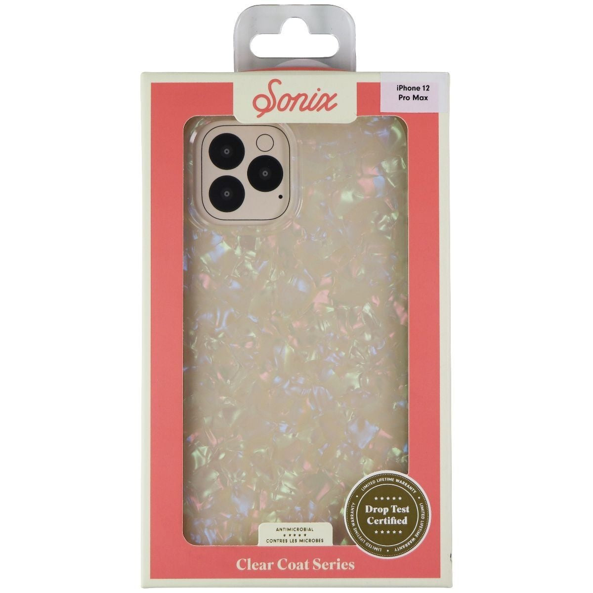 Sonix Clear Coat Series Tort Case for Apple iPhone 12 Pro Max - Pearl Multi Cell Phone - Cases, Covers & Skins Sonix - Simple Cell Bulk Wholesale Pricing - USA Seller