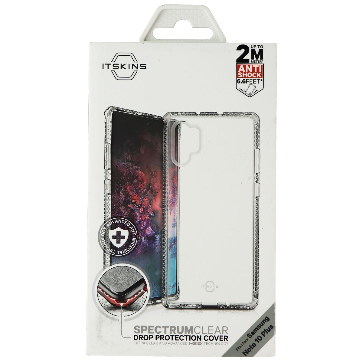 ITSKINS Spectrum Clear Series Case for Samsung Galaxy Note10 Plus - Clear Cell Phone - Cases, Covers & Skins ITSKINS - Simple Cell Bulk Wholesale Pricing - USA Seller