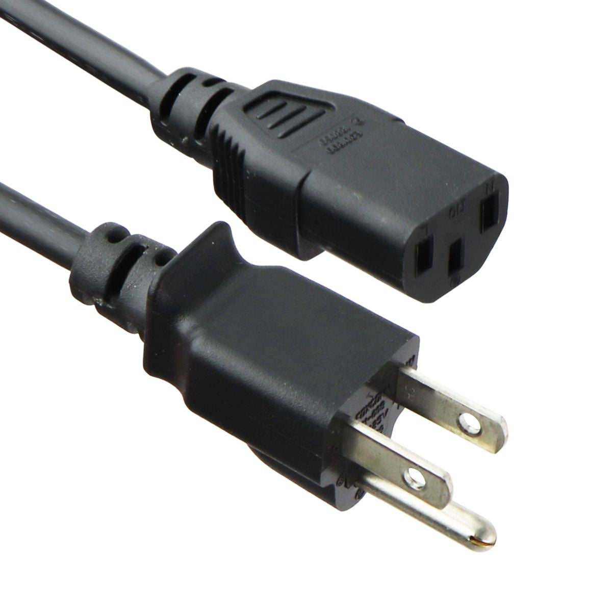 FOXCONN IEC 3-Prong Power Cable (FF-01W) - Black (10A/125V) Multipurpose Batteries & Power - Multipurpose AC to DC Adapters Foxconn - Simple Cell Bulk Wholesale Pricing - USA Seller