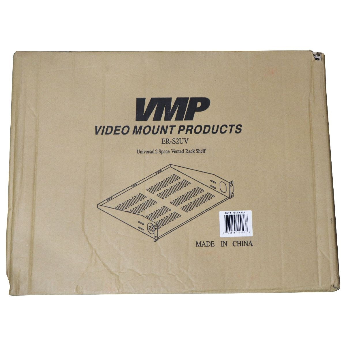 VMP Universal 2 Space Vented Rack Shelf - Black (ER-S2UV) Home Improvement - Other Home Improvement VMP - Simple Cell Bulk Wholesale Pricing - USA Seller