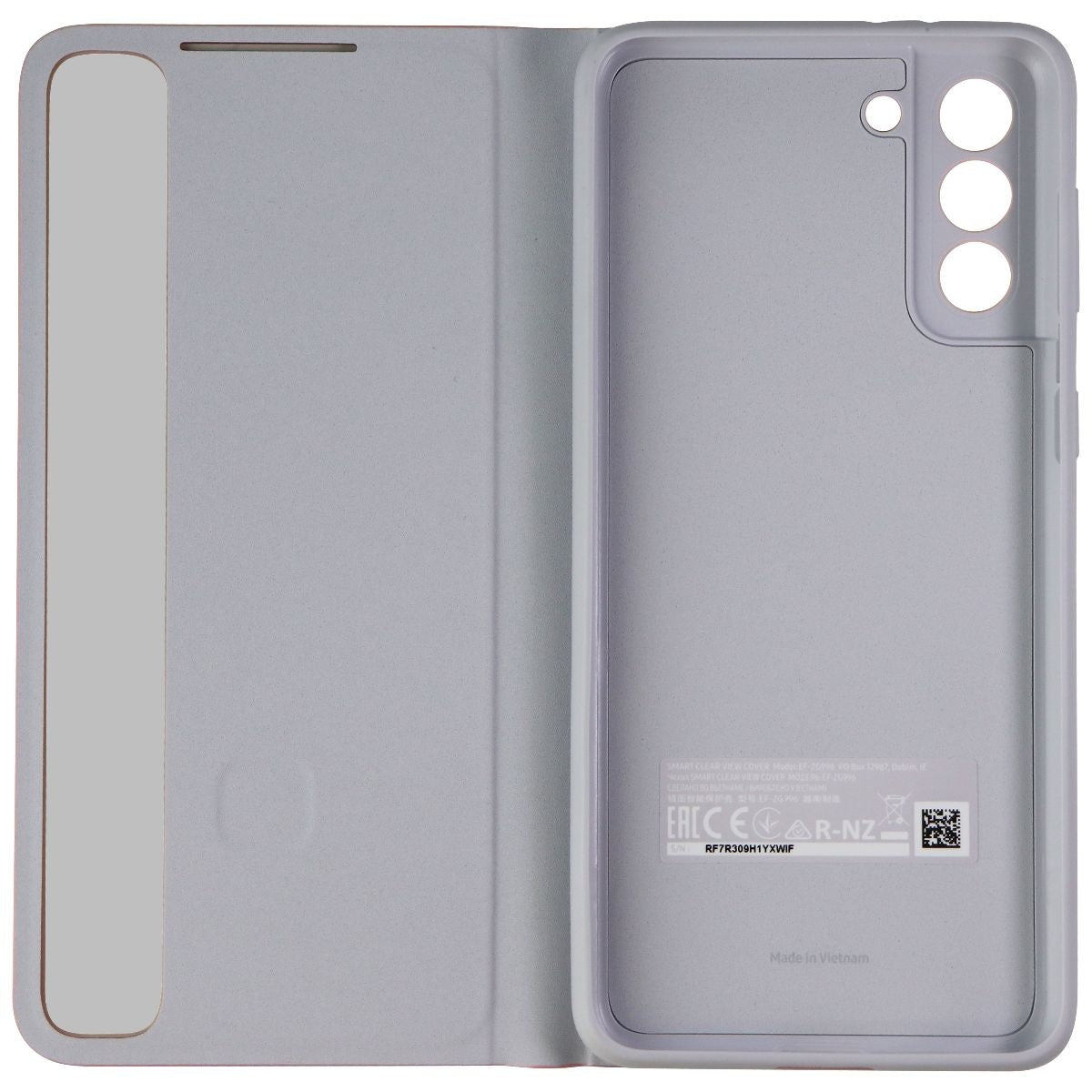 Samsung S-View Flip Cover for Galaxy S21+ & S21+ 5G - Pink (EF-ZG996CPE) Cell Phone - Cases, Covers & Skins Samsung Electronics - Simple Cell Bulk Wholesale Pricing - USA Seller