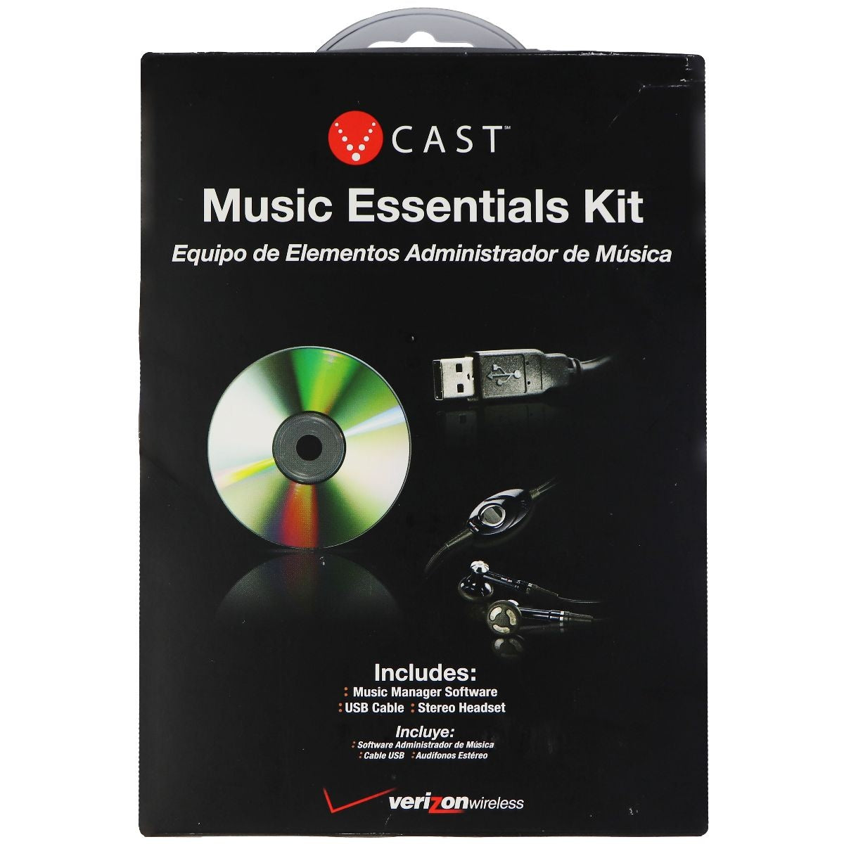 V-Cast Music Essentials Kit with Music Manager Software TV, Video & Audio Accessories - Other TV, Video & Audio Accs Verizon - Simple Cell Bulk Wholesale Pricing - USA Seller