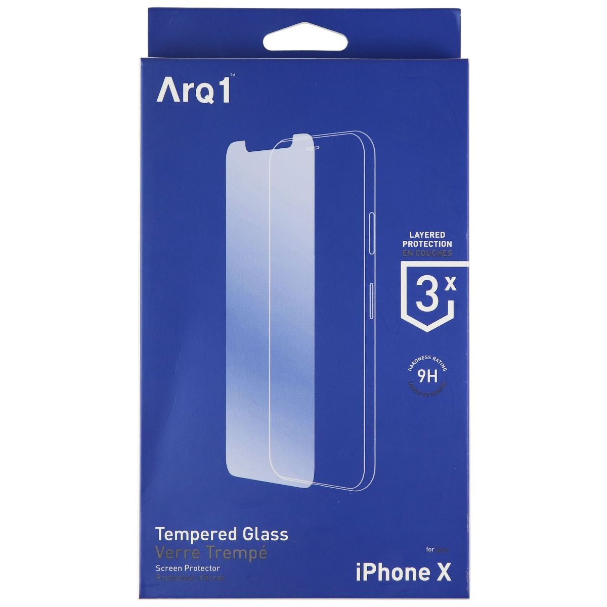 ARQ1 Tempered Glass Protector for Apple iPhone 11 Pro and iPhone Xs - Clear Cell Phone - Screen Protectors ARQ1 - Simple Cell Bulk Wholesale Pricing - USA Seller