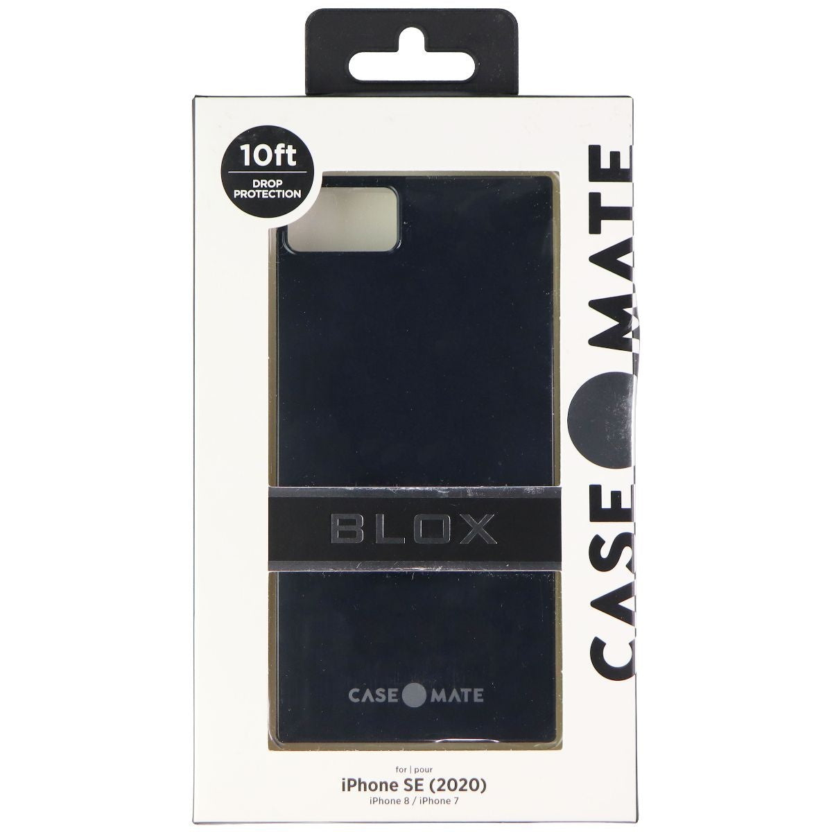 Case-Mate BLOX Case for iPhone SE (2nd Gen) / 8 / 7 - Gloss Black Cell Phone - Cases, Covers & Skins Case-Mate - Simple Cell Bulk Wholesale Pricing - USA Seller