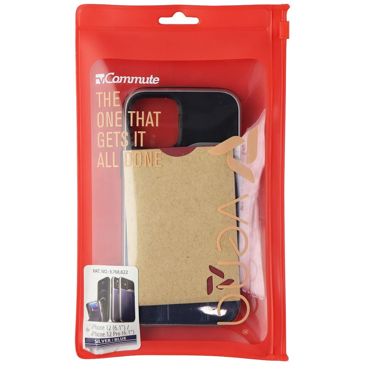 Vena Commute Case for Apple iPhone 12 and 12 Pro - Blue/Black/Silver Cell Phone - Cases, Covers & Skins Vena - Simple Cell Bulk Wholesale Pricing - USA Seller