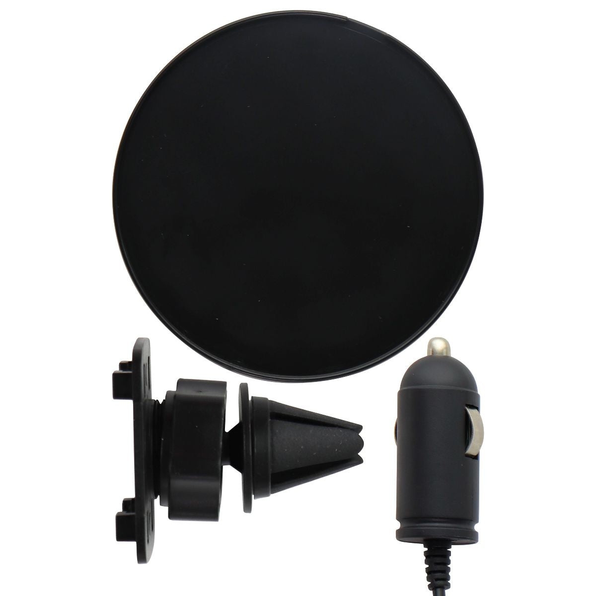 CellHelmet Qi Wireless Charger Car Mount (10W) - Black Cell Phone - Mounts & Holders CellHelmet - Simple Cell Bulk Wholesale Pricing - USA Seller