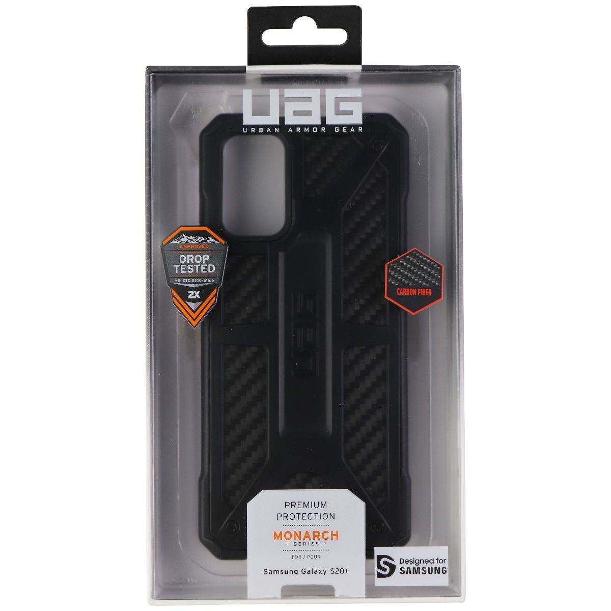 Urban Armor Gear Monarch Series Case for Galaxy S20+ (Plus) - Carbon Fiber Cell Phone - Cases, Covers & Skins Urban Armor Gear - Simple Cell Bulk Wholesale Pricing - USA Seller