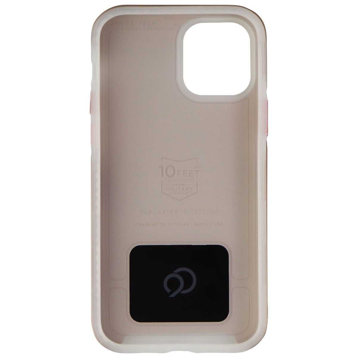 Nimbus9 Cirrus 2 Case for iPhone 12 Pro /12 - Rose Gold / (Pink Buttons Only) Cell Phone - Cases, Covers & Skins Nimbus9 - Simple Cell Bulk Wholesale Pricing - USA Seller
