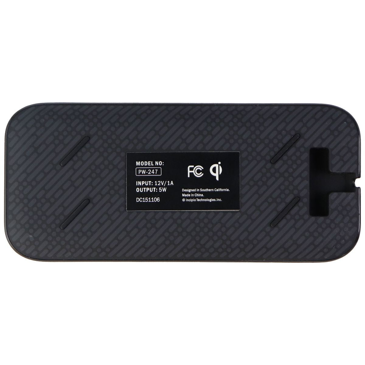 Verizon 5W Qi Wireless Charging Pad for Smartphones - Black/Red Cell Phone - Chargers & Cradles Verizon - Simple Cell Bulk Wholesale Pricing - USA Seller