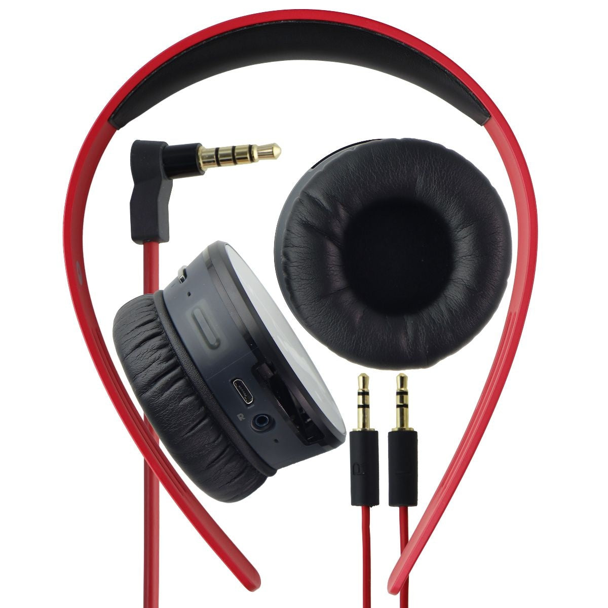 Sol Republic Tracks Air Wireless On-Ear Headphones (Vivid Red) SOL REPUBLIC - Simple Cell Bulk Wholesale Pricing - USA Seller