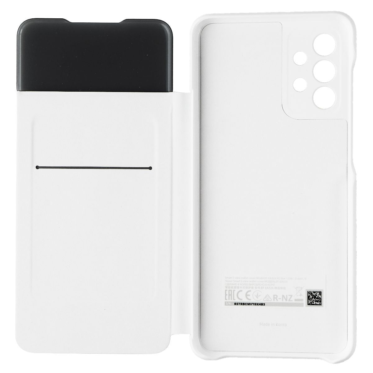Samsung Smart S-View Wallet Cover for Galaxy A32 5G - White Cell Phone - Cases, Covers & Skins Samsung - Simple Cell Bulk Wholesale Pricing - USA Seller