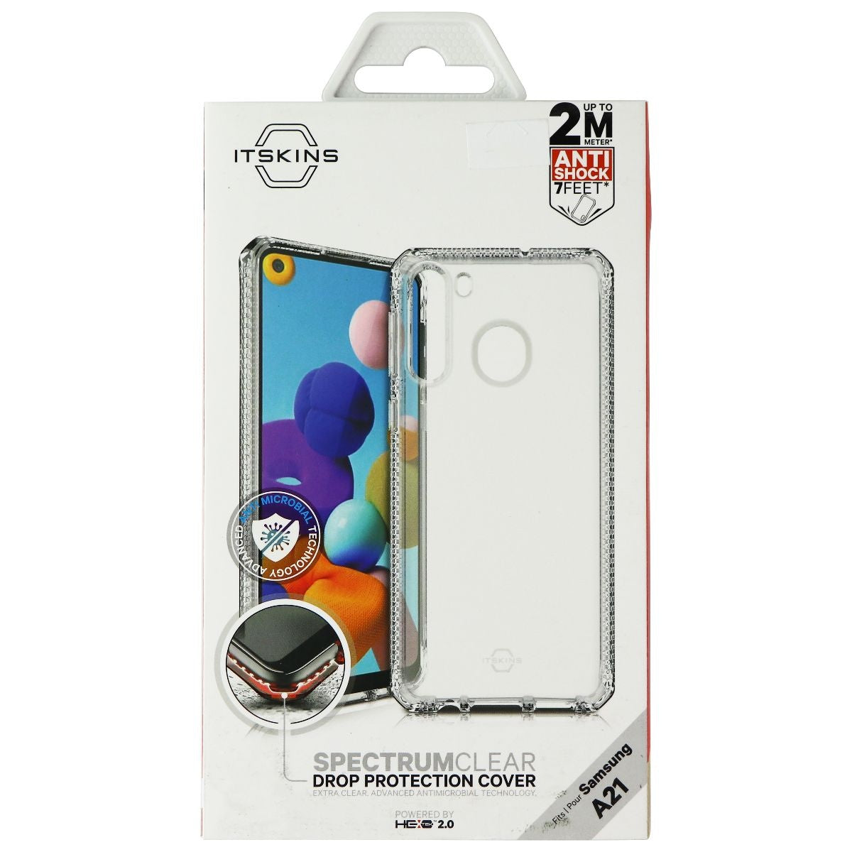 ITSKINS Spectrum Clear Case for Samsung Galaxy A21 - Clear Cell Phone - Cases, Covers & Skins ITSKINS - Simple Cell Bulk Wholesale Pricing - USA Seller