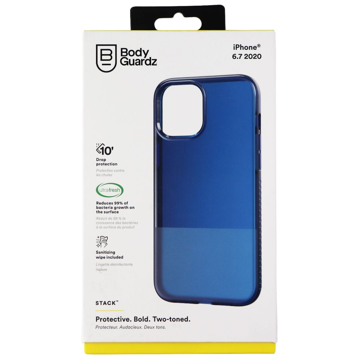 BodyGuardz Stack Series Protective Case for Apple iPhone 12 Pro Max - Navy Blue Cell Phone - Cases, Covers & Skins BODYGUARDZ - Simple Cell Bulk Wholesale Pricing - USA Seller