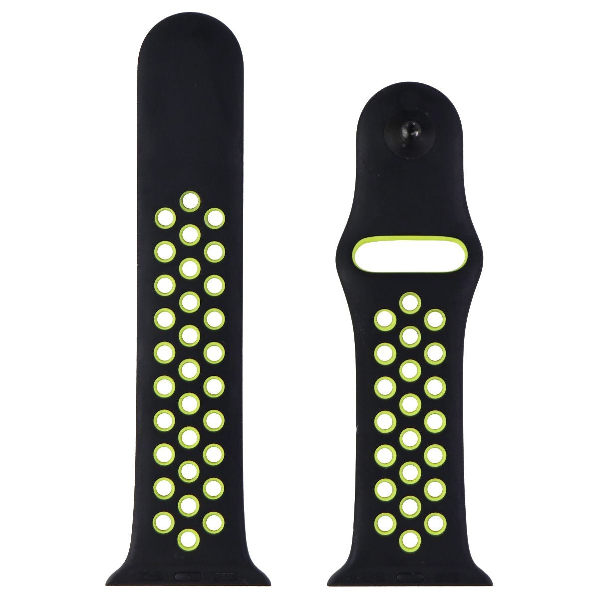 Apple 38mm Nike Sport Band for Apple Watch 38/40/41mm - Black / Volt (S/M Only) Smart Watch Accessories - Watch Bands Apple - Simple Cell Bulk Wholesale Pricing - USA Seller