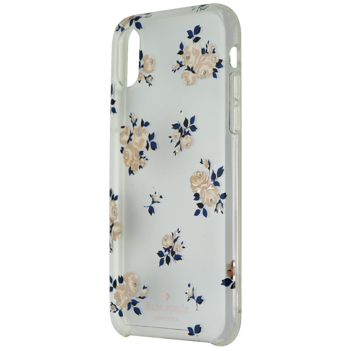 Kate Spade Protective Hardshell Case for iPhone Xs/X - Happy Rose Pink/Blue Cell Phone - Cases, Covers & Skins Kate Spade - Simple Cell Bulk Wholesale Pricing - USA Seller
