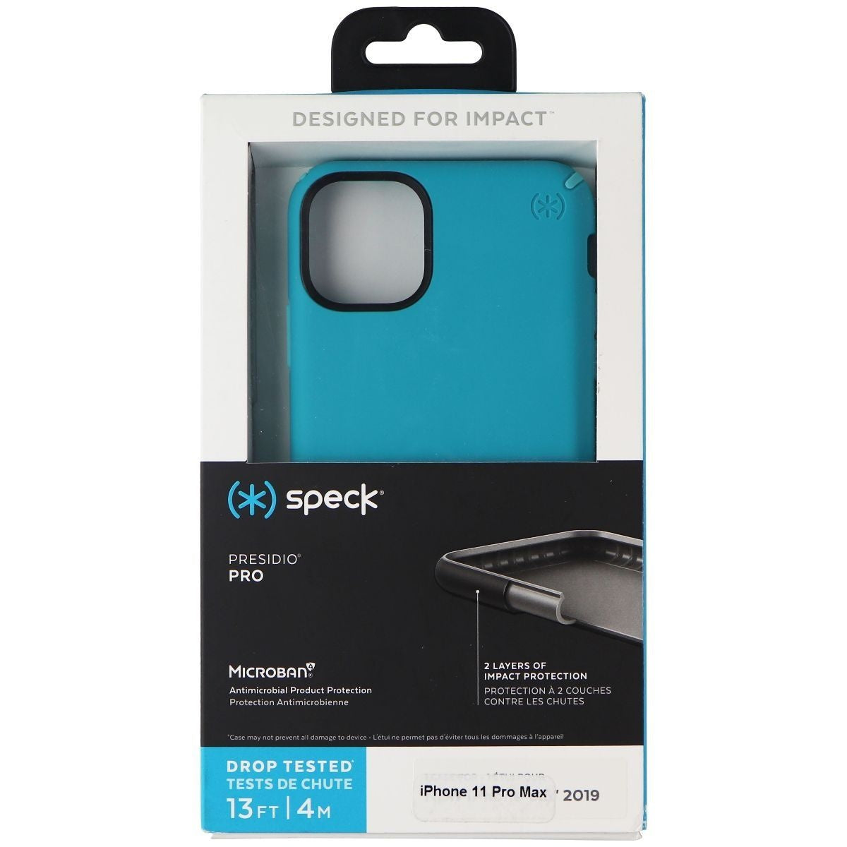 Speck Presidio Pro Series Case for iPhone 11 Pro Max - Bali Blue / Skyline Blue Cell Phone - Cases, Covers & Skins Speck - Simple Cell Bulk Wholesale Pricing - USA Seller