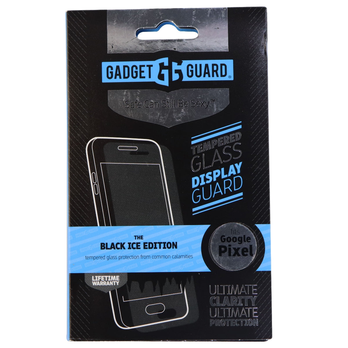 Gadget Guard Black Ice Edition Tempered Glass Screen Guard For Google Pixel Cell Phone - Screen Protectors Gadget Guard - Simple Cell Bulk Wholesale Pricing - USA Seller