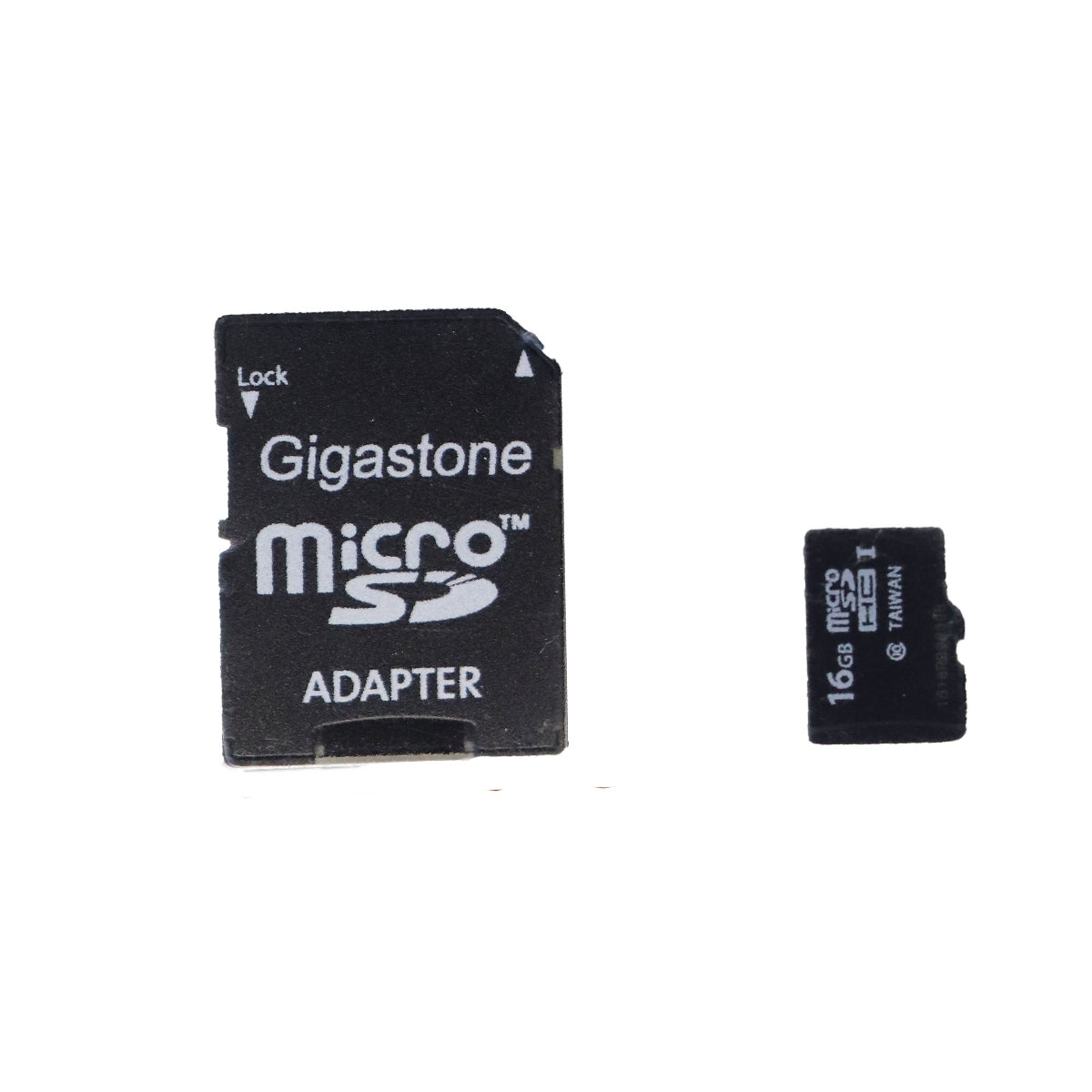 Gigastone 16GB Micro SD Card U1 Memory & SD Card Adapter for Phones and Cameras Digital Camera - Memory Cards Gigastone - Simple Cell Bulk Wholesale Pricing - USA Seller