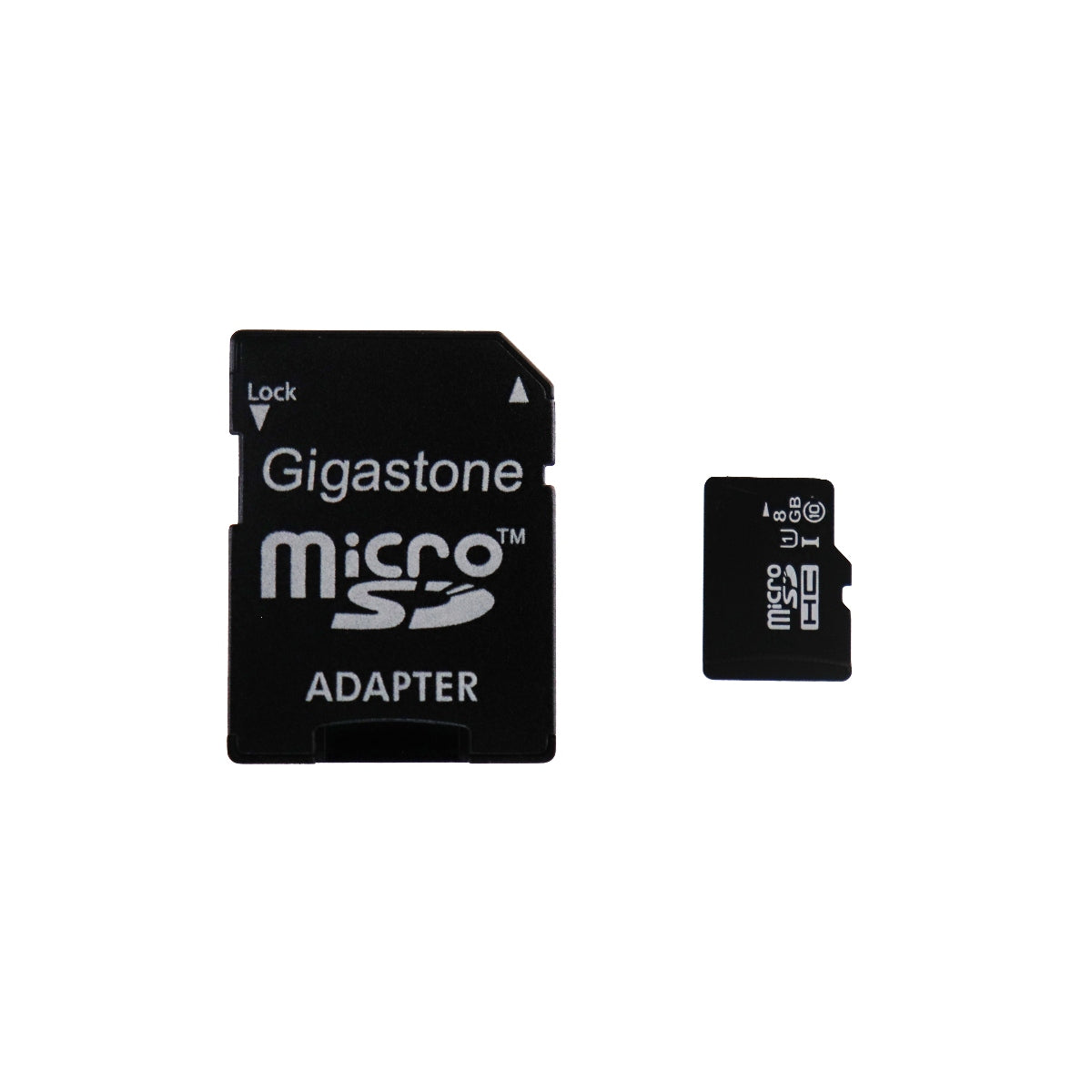 Gigastone 8GB Micro SD Card U1 Memory & SD Card Adapter for Phones and Camera Cell Phone - Memory Cards Gigastone - Simple Cell Bulk Wholesale Pricing - USA Seller