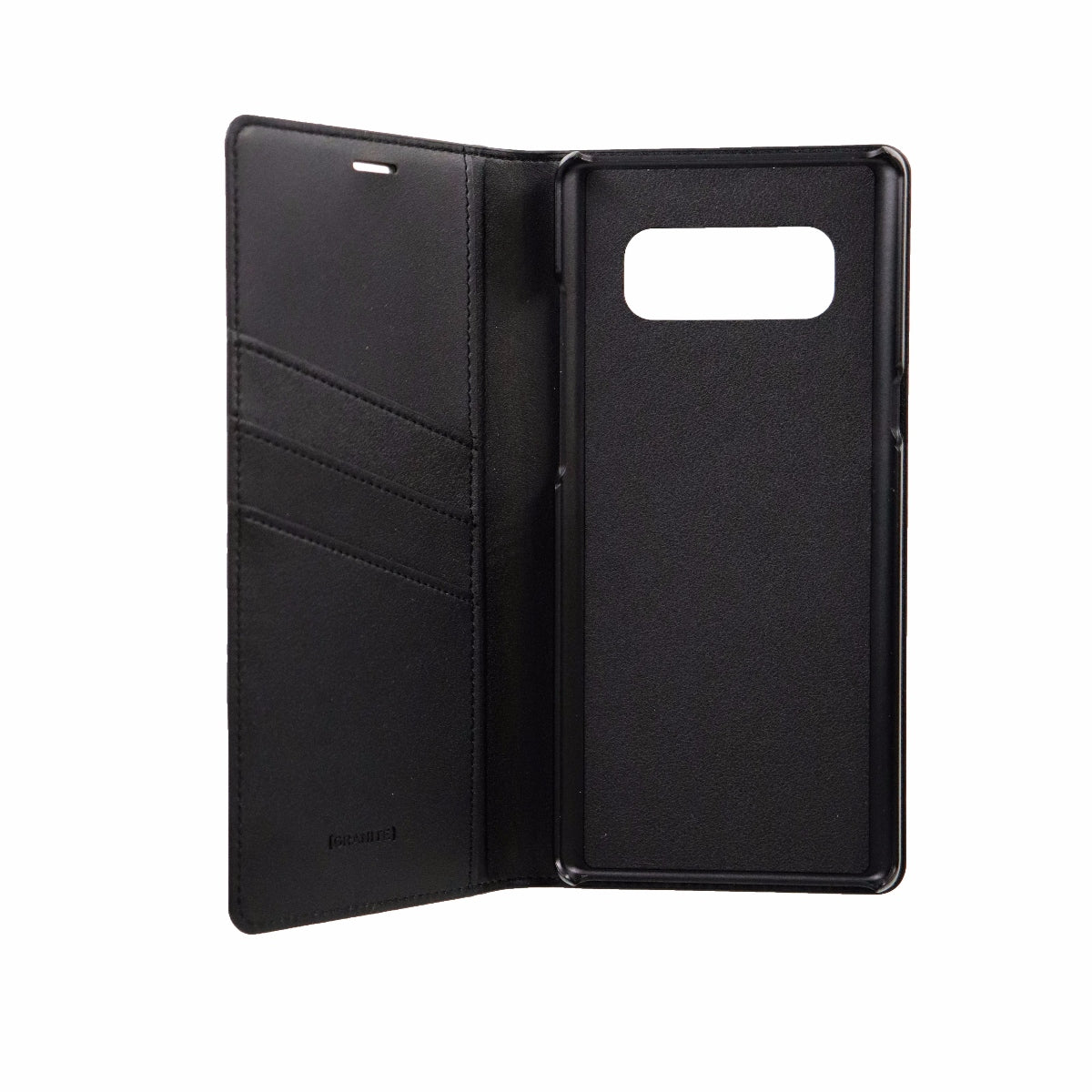 Granite Wallet Folio Series Protective Case Cover for Galaxy Note 8 - Black Cell Phone - Cases, Covers & Skins Granite - Simple Cell Bulk Wholesale Pricing - USA Seller