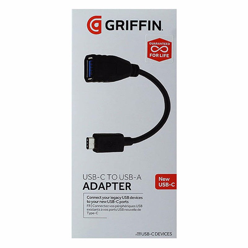 Griffin ( GC41643 ) Female Adapter for USB - C Devices - Black Cell Phone - Cables & Adapters Griffin - Simple Cell Bulk Wholesale Pricing - USA Seller