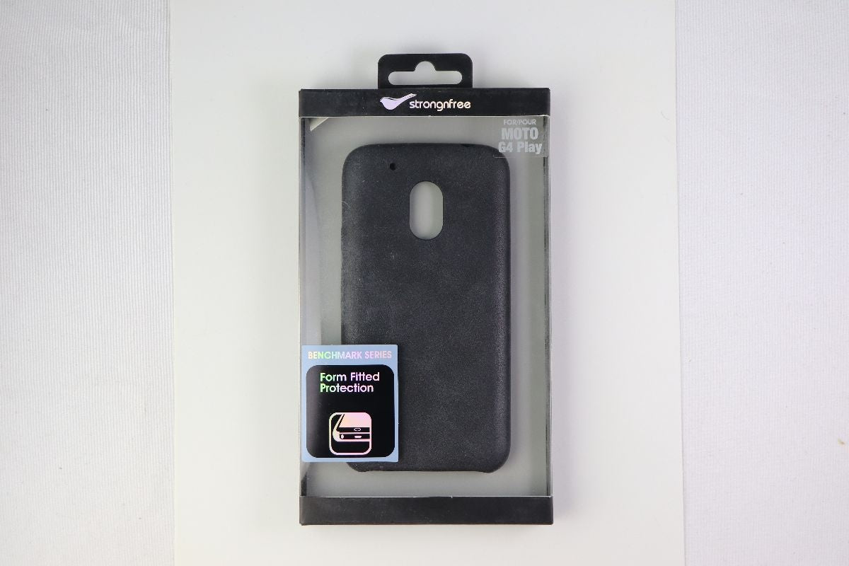 StrongNFree Benchmark Series Hard Case for Motorola Moto G4 Play - Black Cell Phone - Cases, Covers & Skins StrongNFree - Simple Cell Bulk Wholesale Pricing - USA Seller
