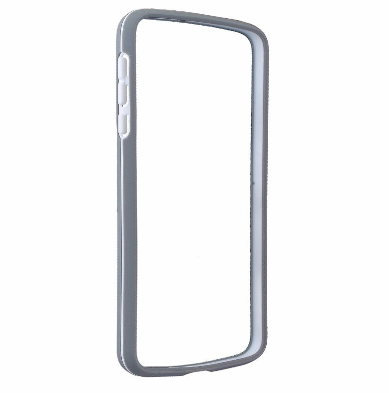 Incipio Molded Bumper Case Cover for Motorola Moto Z Force - Matte Gray/White Cell Phone - Cases, Covers & Skins Incipio - Simple Cell Bulk Wholesale Pricing - USA Seller