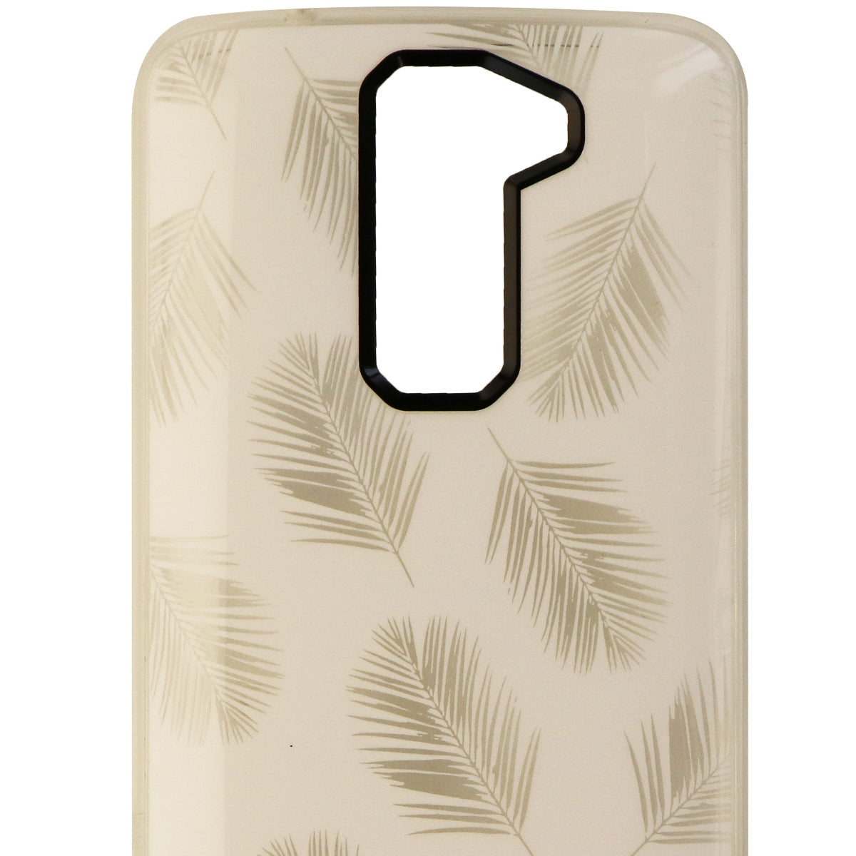 Incipio Design Series Hybrid Hard Case Cover for LG K7 - White/Gold Palm Leaves Cell Phone - Cases, Covers & Skins Incipio - Simple Cell Bulk Wholesale Pricing - USA Seller