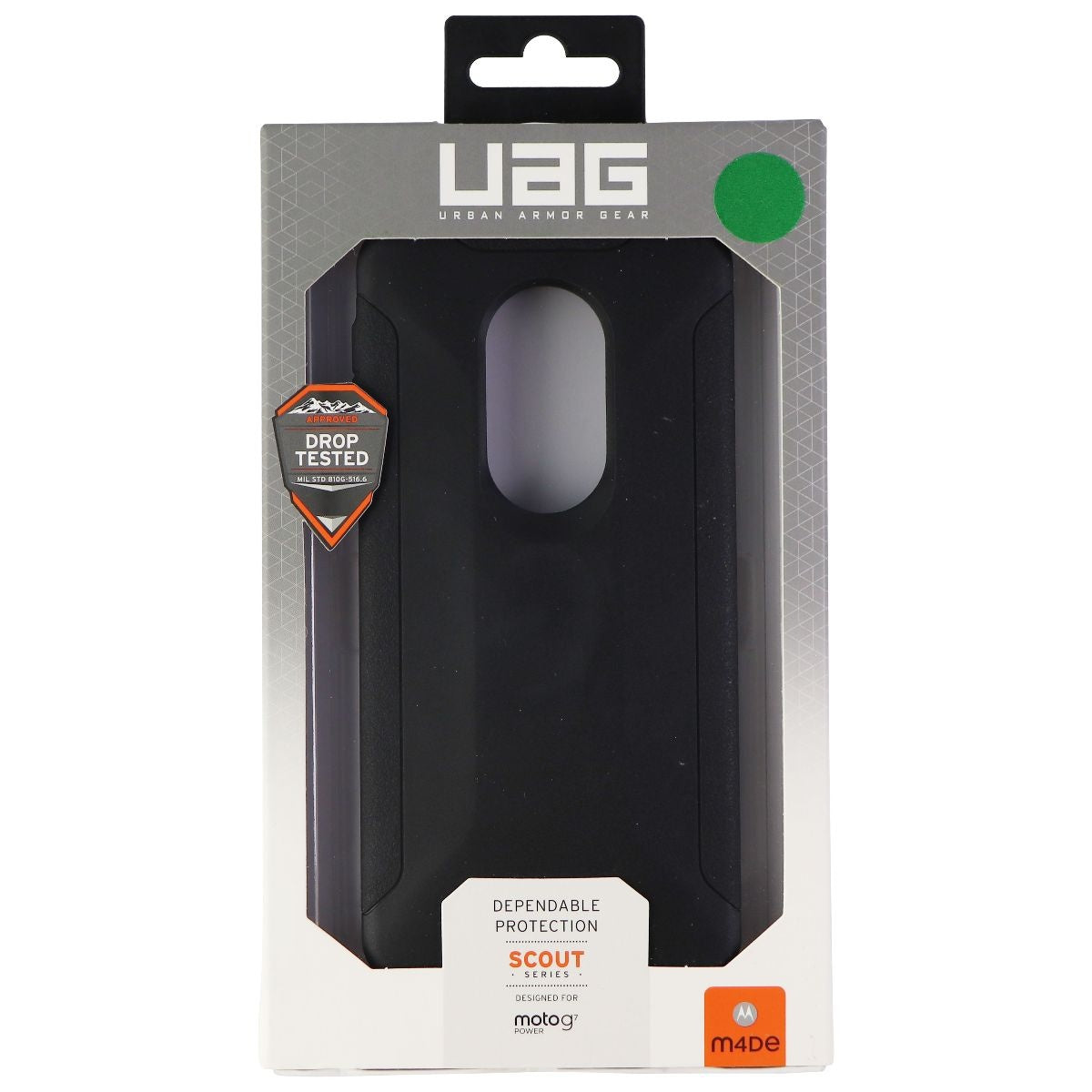 Urban Armor Gear Scout Series Flexible Case for Moto G7 Power - Black Cell Phone - Cases, Covers & Skins Urban Armor Gear - Simple Cell Bulk Wholesale Pricing - USA Seller