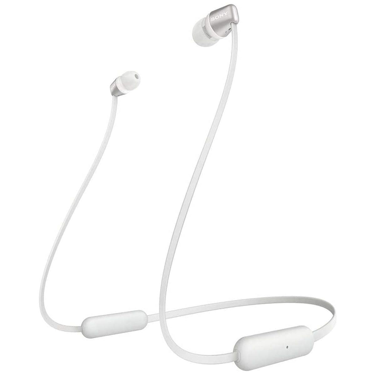 Sony WI-C310 Wireless In-Ear Headphones with Mic - White (WI-C310/W) Portable Audio - Headphones Sony - Simple Cell Bulk Wholesale Pricing - USA Seller