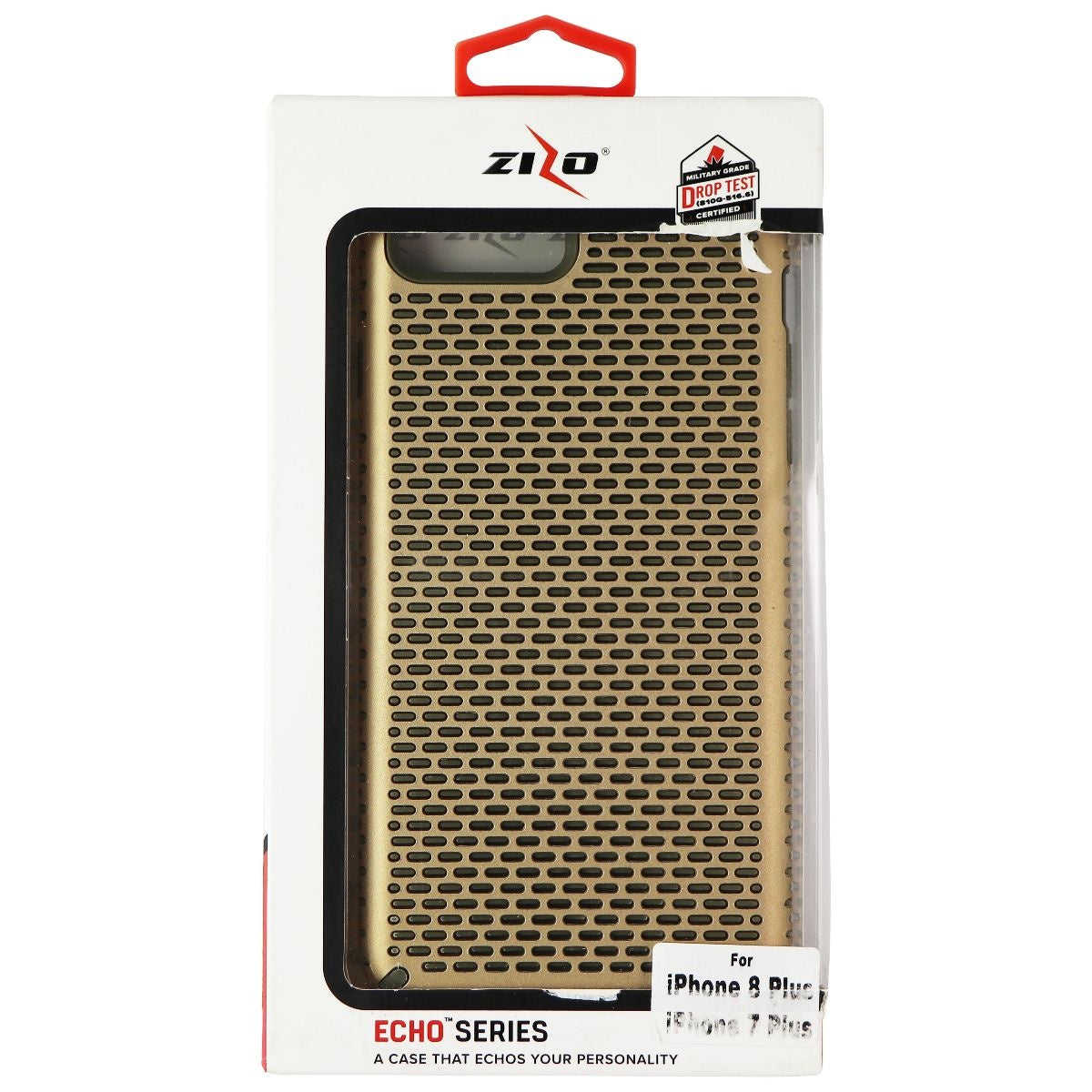 Zizo Echo Series Hard Case for Apple iPhone 8 Plus/7 Plus - Brown/Black Cell Phone - Cases, Covers & Skins Zizo Wireless - Simple Cell Bulk Wholesale Pricing - USA Seller