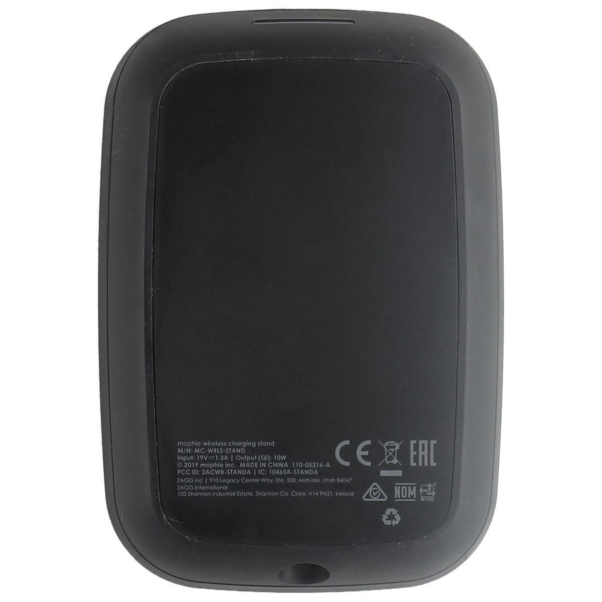 Mophie Wireless 10W Charging Stand for Qi Devices - Black Cell Phone - Chargers & Cradles Mophie - Simple Cell Bulk Wholesale Pricing - USA Seller