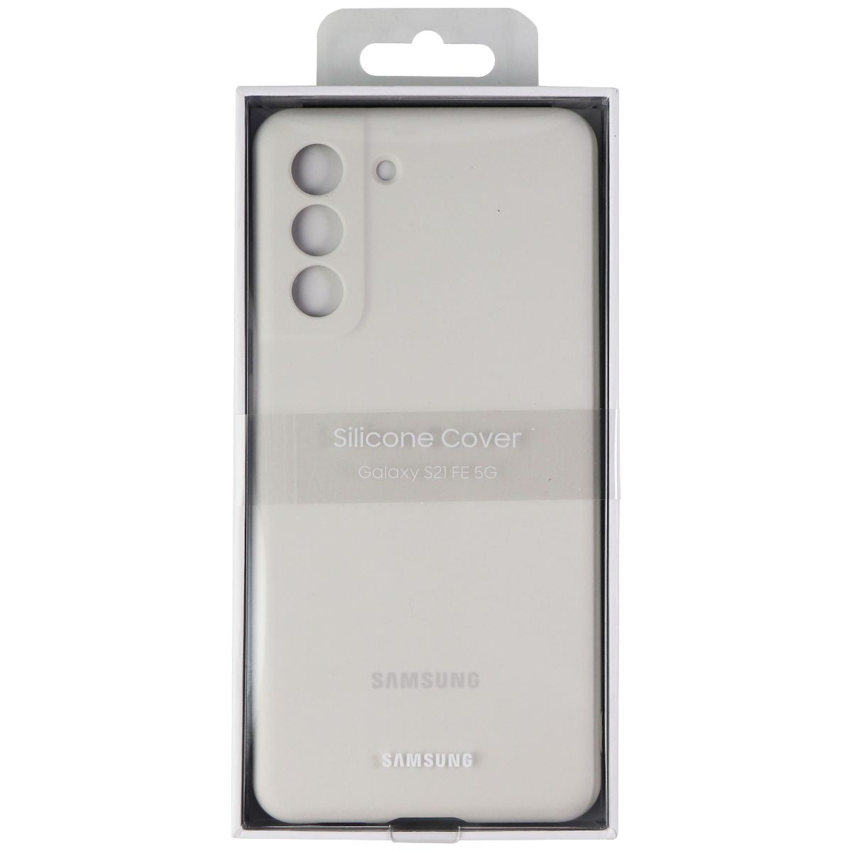 Samsung Silicone Cover Case for Galaxy S21 FE (5G) - White Cell Phone - Cases, Covers & Skins Samsung - Simple Cell Bulk Wholesale Pricing - USA Seller