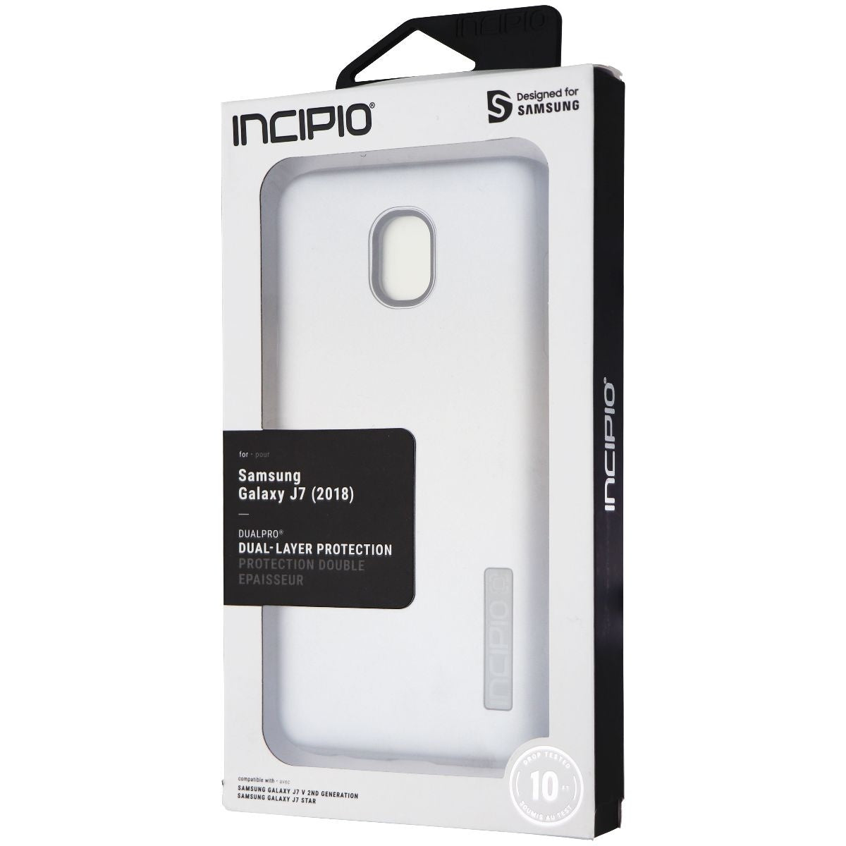 Incipio DualPro Series Dual Layer Case for Samsung Galaxy J7 (2018) - Gray Cell Phone - Cases, Covers & Skins Incipio - Simple Cell Bulk Wholesale Pricing - USA Seller