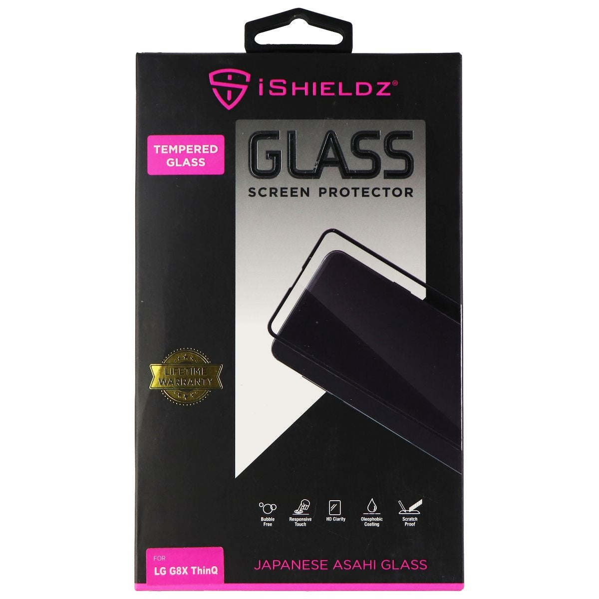 iShieldz Asahi Tempered Glass Screen Protector for LG G8X ThinQ - Clear Cell Phone - Screen Protectors iShieldz - Simple Cell Bulk Wholesale Pricing - USA Seller