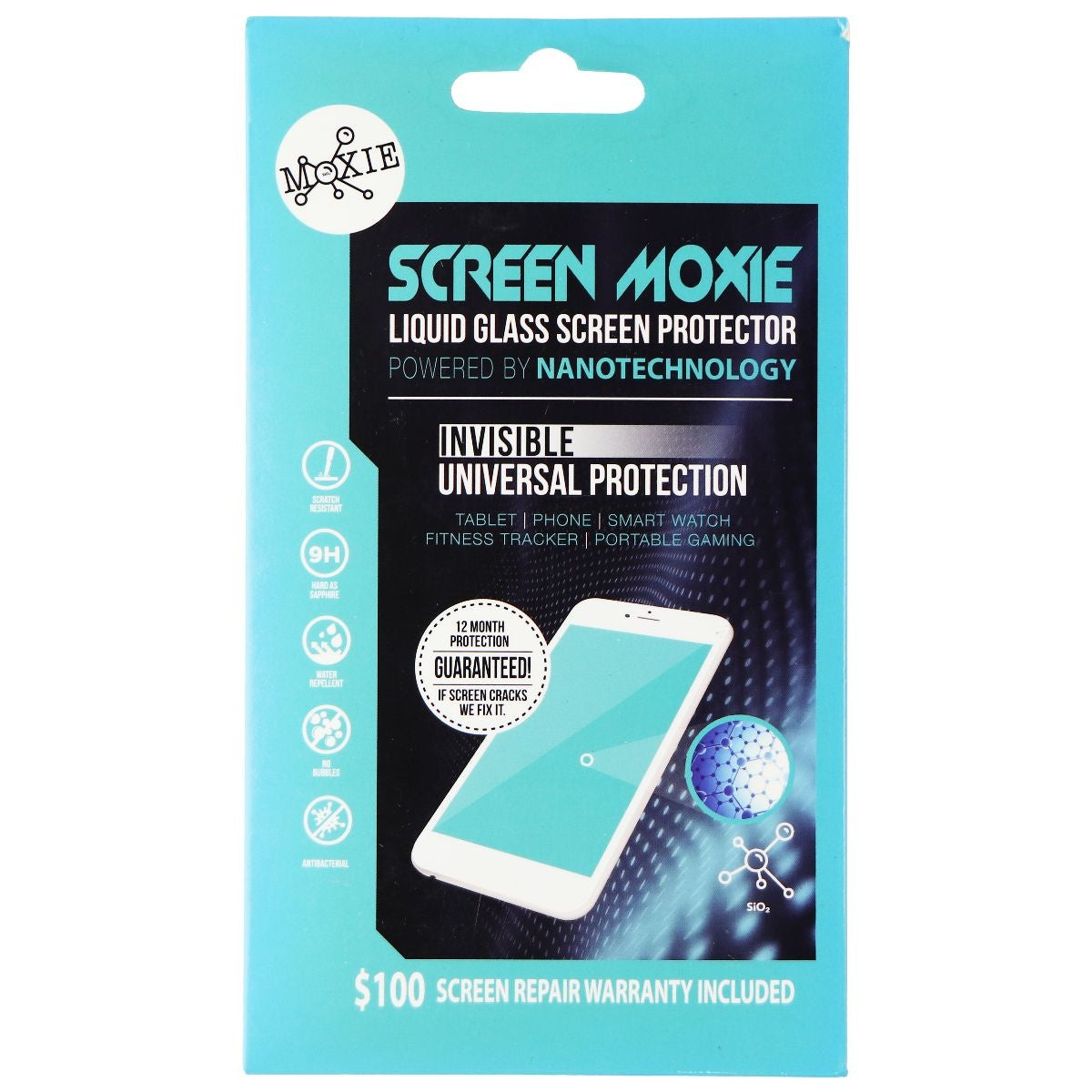 Moxie Liquid Glass Universal Screen Protector - Invisible Cell Phone - Screen Protectors Moxie - Simple Cell Bulk Wholesale Pricing - USA Seller