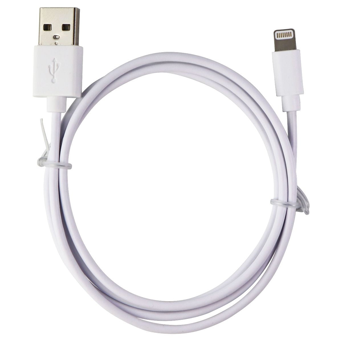 Monoprice (3-Foot) MFi USB Cable for iPhone/iPad/iPod - White (27403) Cell Phone - Cables & Adapters Monoprice - Simple Cell Bulk Wholesale Pricing - USA Seller