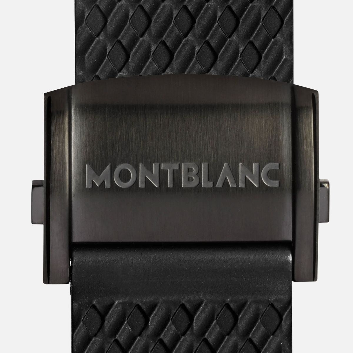 Montblanc Summit 2 (22mm) Black Rubber Strap with Adjustable Black Clasp Smart Watch Accessories - Watch Bands MontBlanc - Simple Cell Bulk Wholesale Pricing - USA Seller