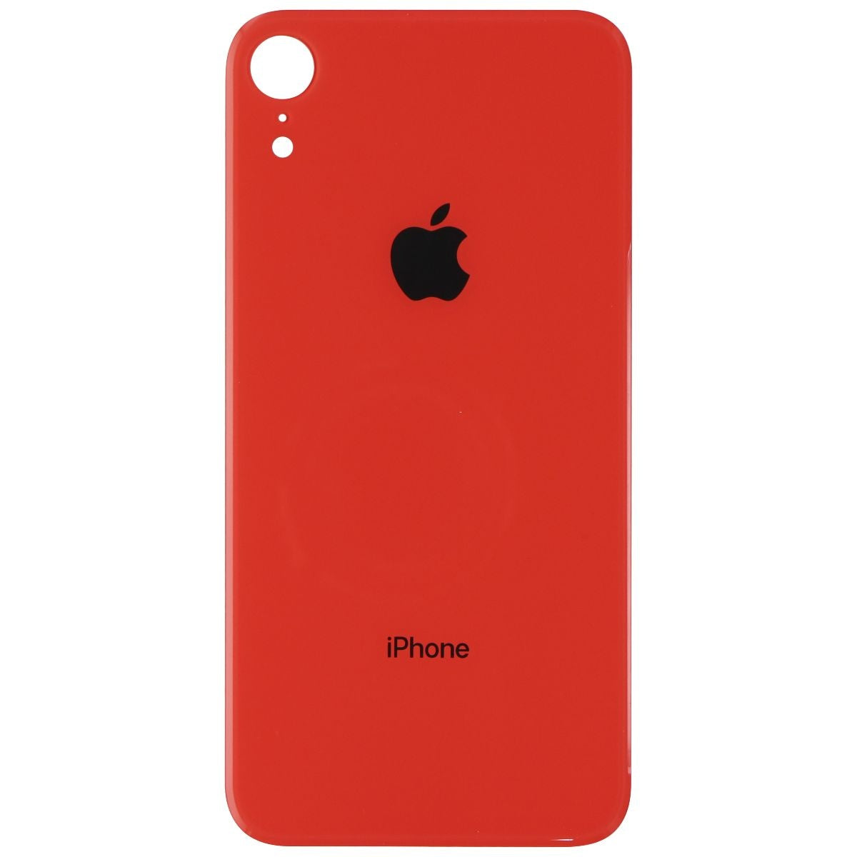 Repair Part - Back Glass Panel for Apple iPhone XR - Orange with Logo Cell Phone - Replacement Parts & Tools Unbranded - Simple Cell Bulk Wholesale Pricing - USA Seller