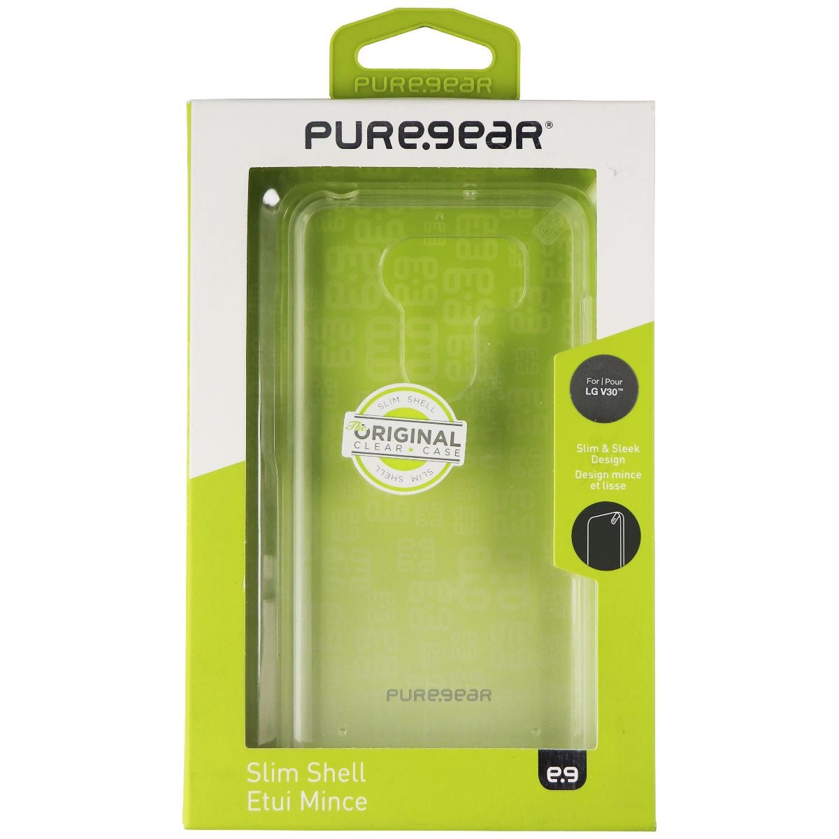 PureGear Slim Shell Series Case for LG V30 - Clear Cell Phone - Cases, Covers & Skins PureGear - Simple Cell Bulk Wholesale Pricing - USA Seller