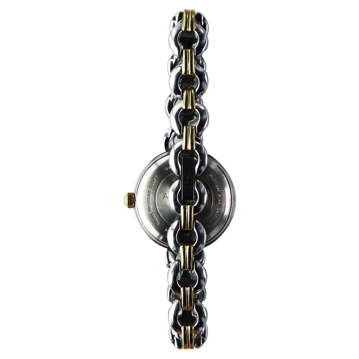 Armitron Womens Crystal Two Tone Stainless Steel Watch Bracelet - Steel/Gold Watches - Wristwatches Armitron - Simple Cell Bulk Wholesale Pricing - USA Seller